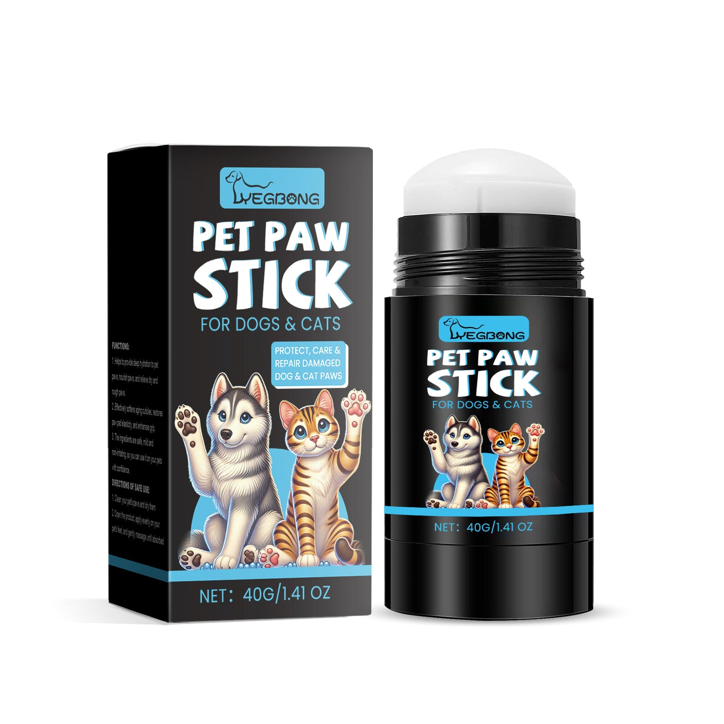 Moisturizing Paw Care Cream for Cats and Dogs – Anti-Cracking and Softening Foot Treatment