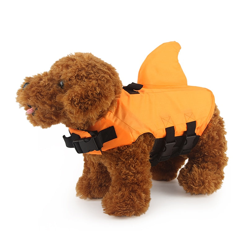 Shark Dog Life Vest – Summer Pet Life Jacket & Swimwear Suit