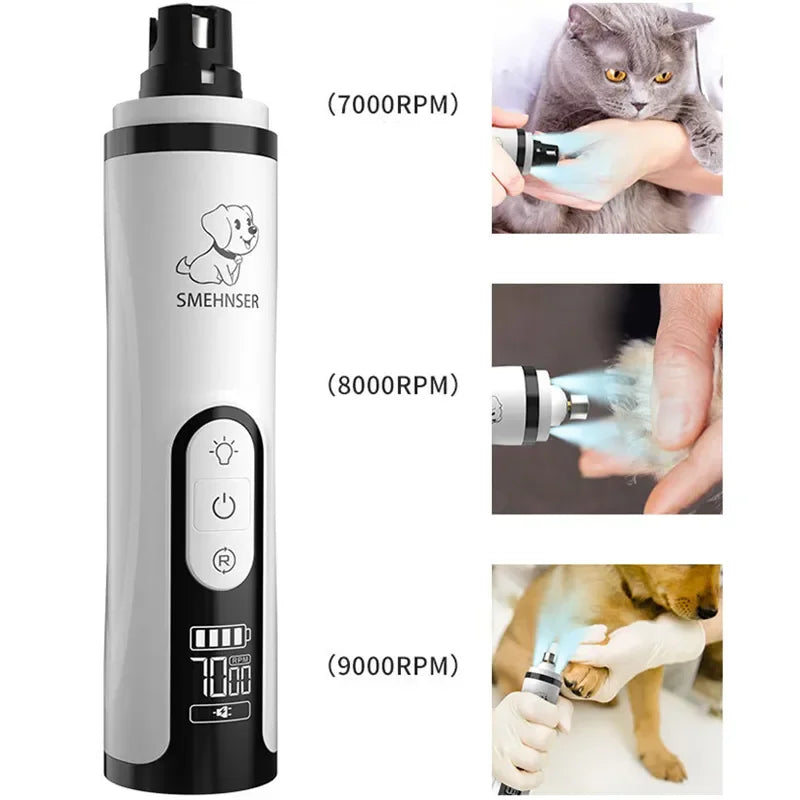 Electric Pet Nail Grinder Head – Replacement Polisher for Dog Nail Trimmer