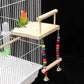 Parrot Bird Supplies New Color Stand Bird Swing Toy Suspension Bridge Hanging Ring Climbing Ladder Cage Accessories