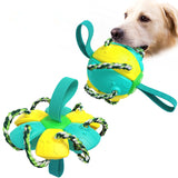 Interactive Dog Flying Disc Toy for Outdoor Fetch and Training