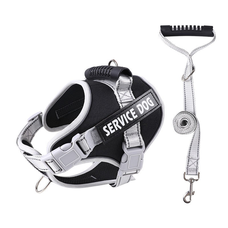 Nova coleira para animais de estimação, correia peitoral para cães, corrente para cães, corda, artigos para animais de estimação de grande porte