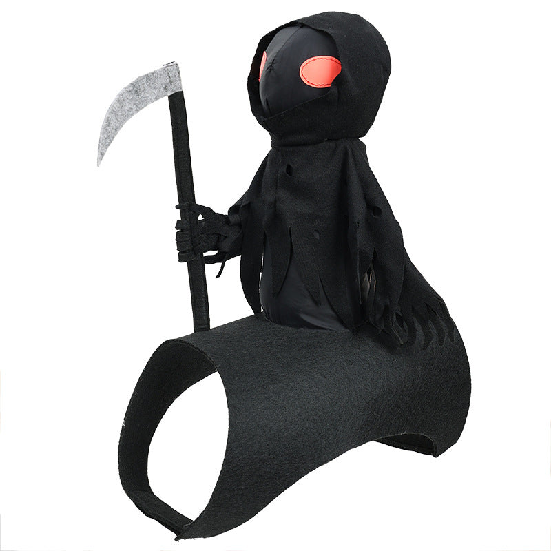 Traje de Halloween de Cão Cavaleiro das Trevas, Roupa Medieval de Guerreiro para Animais de Estimação