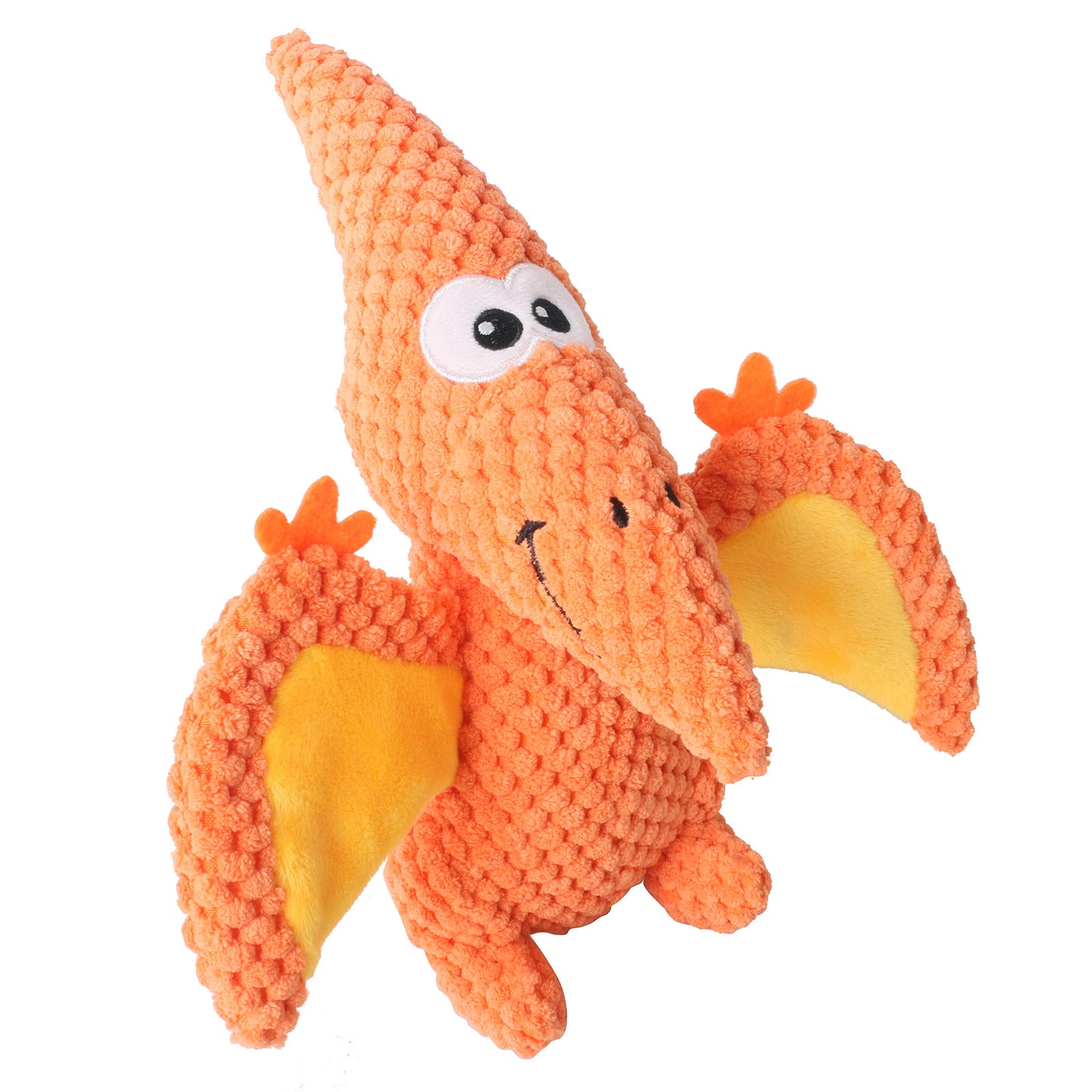 Pterosaur Dinosaur Dog Toy – Plush Stuffed Chew Toy with Crinkle Wings