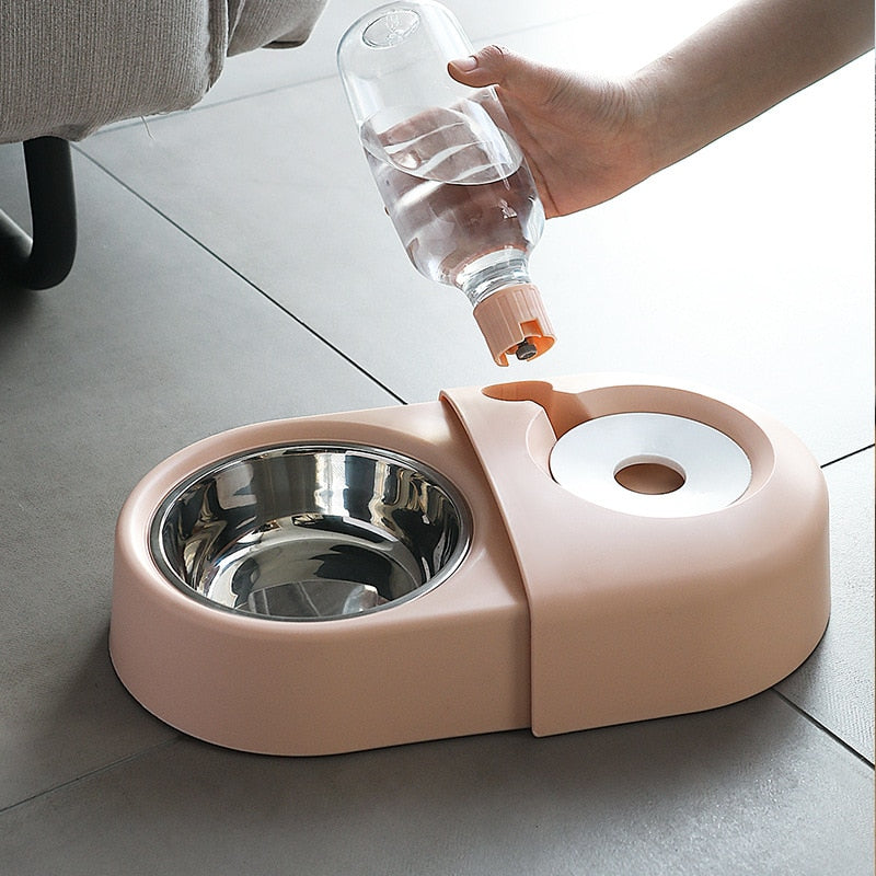 Automatique Water Outlet animal gamelle, Anti-Tip distributeur pour chiens et chats