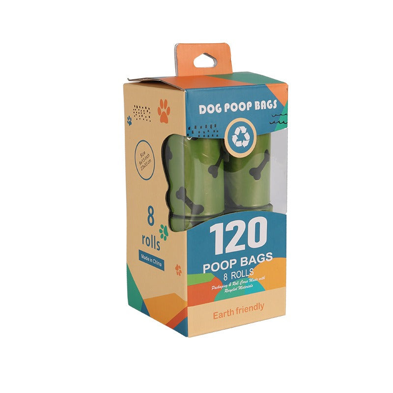 Conjunto de 18 rolos de sacos para recolher os dejetos dos animais de estimação para facilitar a limpeza das fezes e do lixo do seu cão.