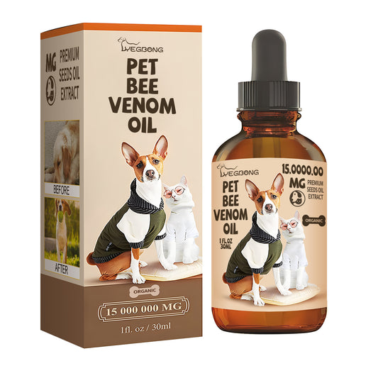 Bee Venom Pet Oil – Joint Care Relief for Cats & Dogs