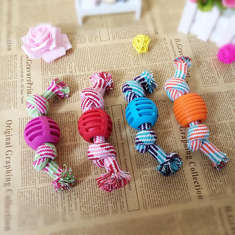 Bite-Resistant Dog Rope Toy – Interactive Knot Chew Toy for Puppies