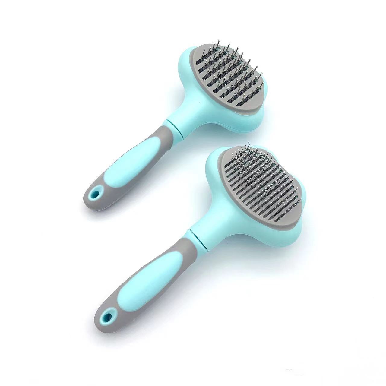 Escova para Animais de Estimação para Cães e Gatos, Massajador para Remover Pelo e Desembaraçar Nós