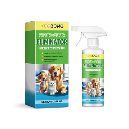 Yegbong Pet Stain Remover, Cat Dog Pet Stain Food Grease Pet Mucus Saliva Clean