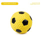 Latex Dog Toy Ball – Elastic Cotton-Filled Football with Squeak Sound