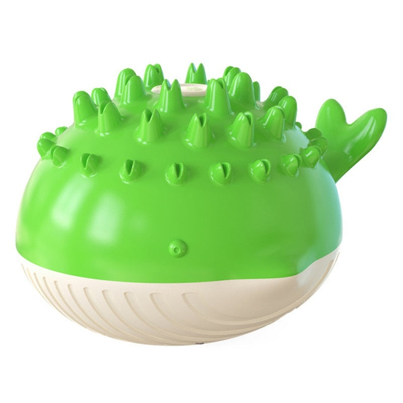 Crocodile Floating Dog Toy – Interactive Squeaky Water Jet Toy for Training
