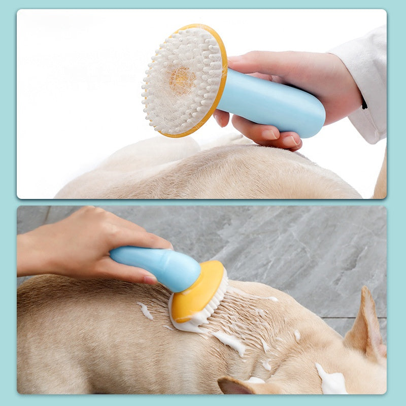 Escova de Banho Manual para Cães e Gatos, Ferramenta de Limpeza e Higiene para Duche