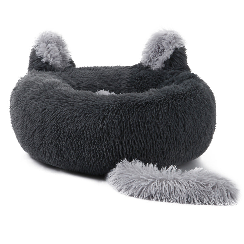 Rabbit Ears Pet Bed – Soft Winter Mat for Dogs, Cats & Small Animals