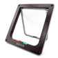 4-Way Lockable Pet Door – Durable ABS Cat & Dog Flap Gate for Indoor Use