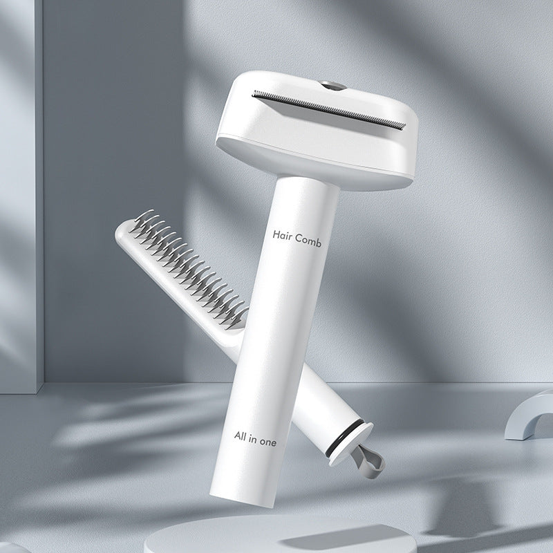 3-in-1 Pet Hair Comb – Unknotting & Grooming Device for Cats & Dogs