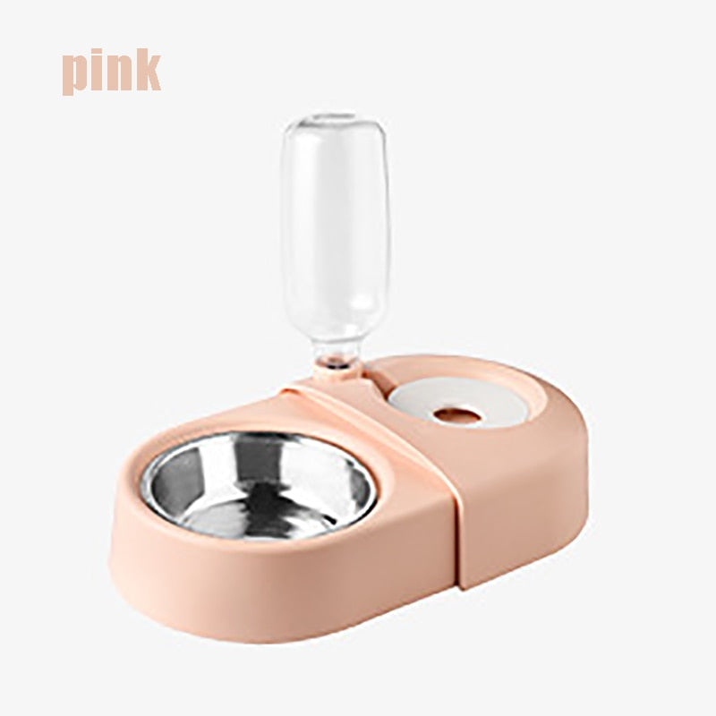 Tigela automática para Animais de Estimação com Saída de Água, Comedouro Anti-Derrame para Cães e Gatos