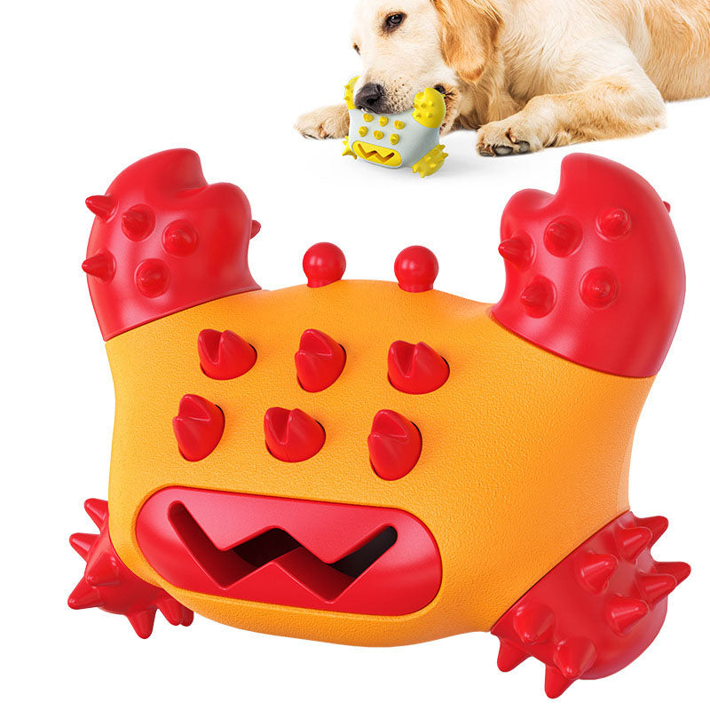 Crab-Shaped chien Chew jouet et Toothbrush, résistant Dental Cleaning Stick