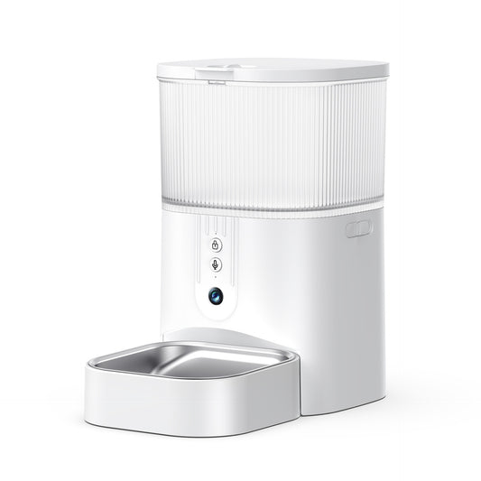 WiFi Smart Pet Feeder – 3L Automatic Food Dispenser with Camera & App