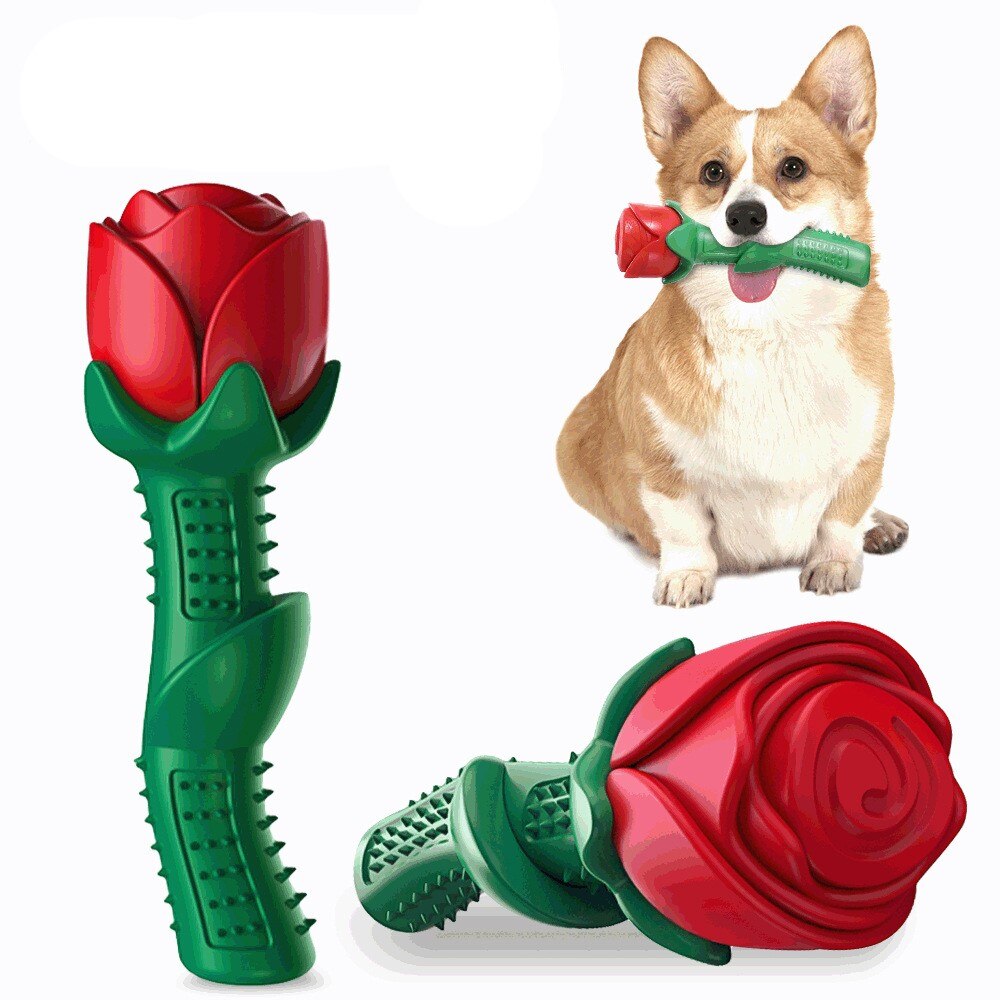 Dog Dental Chew Toy and Toothbrush Stick for Teeth Cleaning