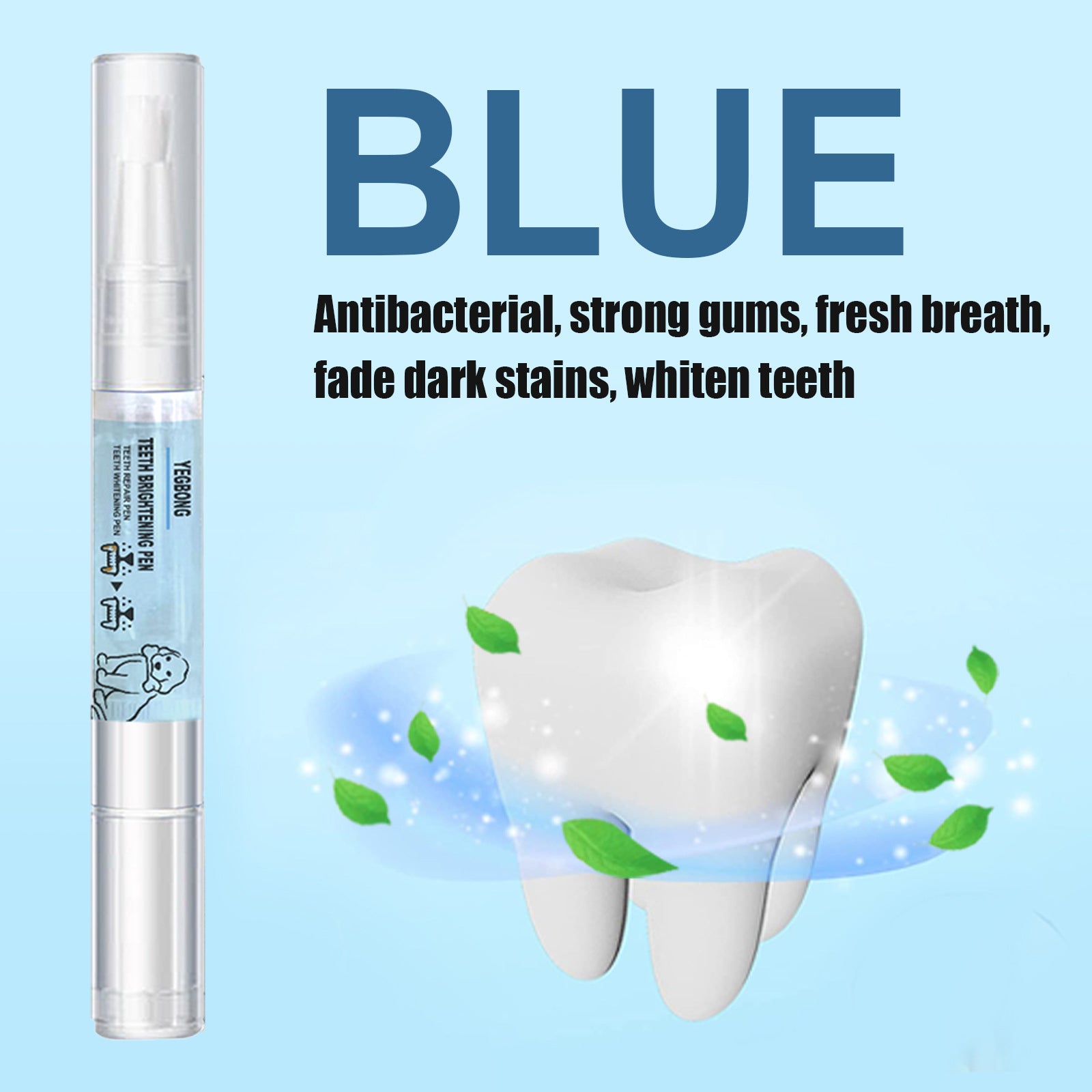 Caneta de Limpeza Dentária para Cães e Gatos, Ferramenta de Cuidados Dentários para Tártaro e Placa