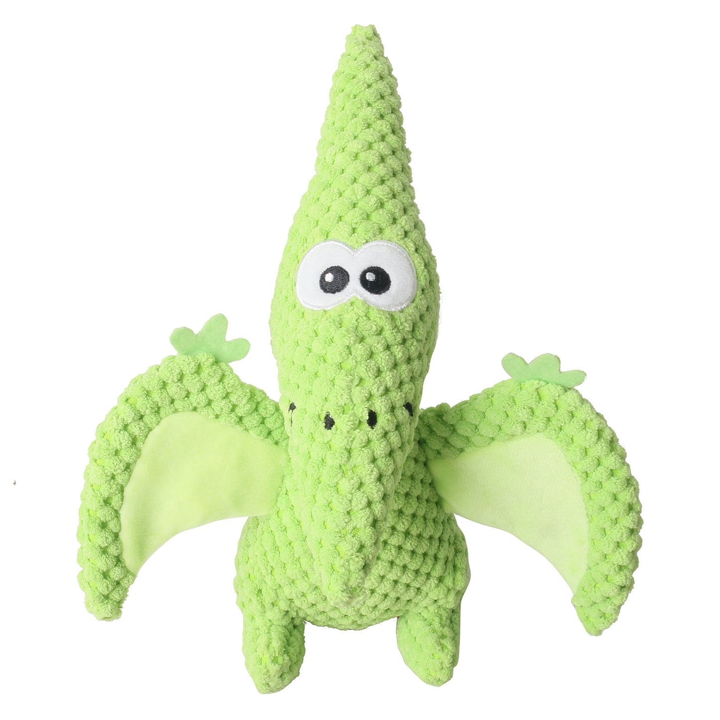 Pterosaur Dinosaur Dog Toy – Plush Stuffed Chew Toy with Crinkle Wings