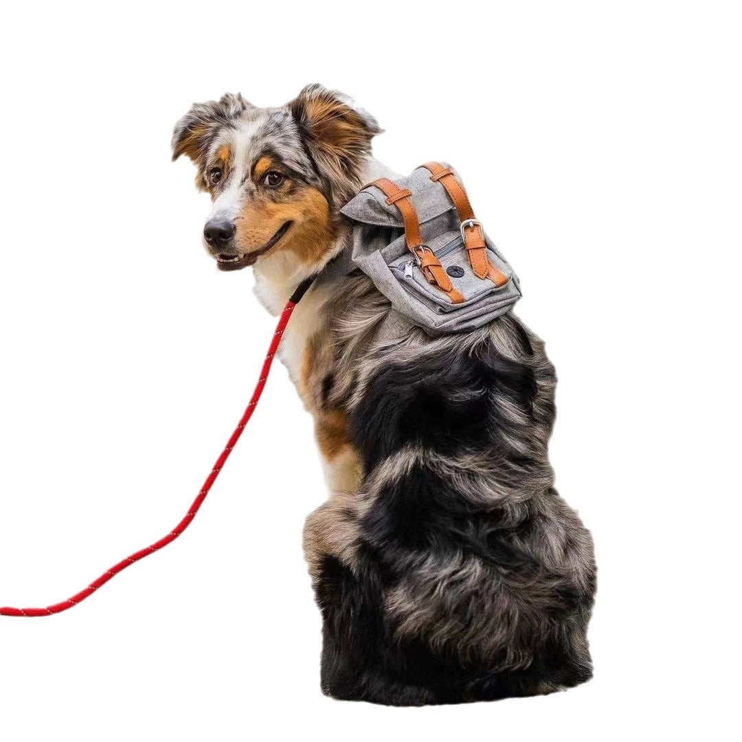 Mochila para Animais de Estimação com Alças Ajustáveis para Cães e Gatos Pequenos