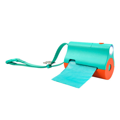 Pet Waste Bag Dispenser with LED Light – Dog Poop Picker for Night Walks