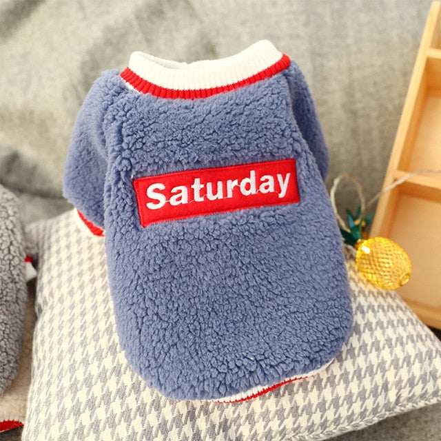 Camisola Suave Casual para Cão para o Dia a Dia