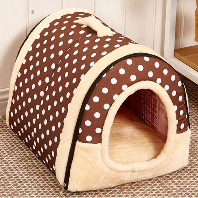 Detachable animal lit pour chiens et chats, chaud Autumn et hiver Sleeping tapis