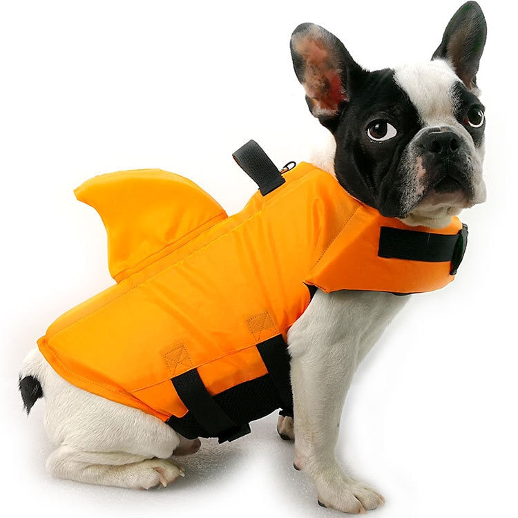 Shark Dog Life Vest – Summer Pet Life Jacket & Swimwear Suit