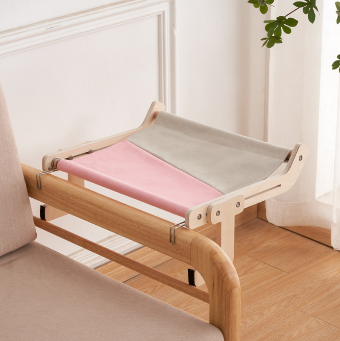 Cama de Rede para Gatos Fixa à Janela para Varanda e Peitoris de Janela