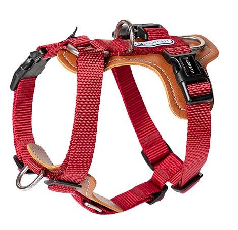 Arnês Tático em Nylon Anti-Puxão para Cães para Caminhadas e Treino Outdoor