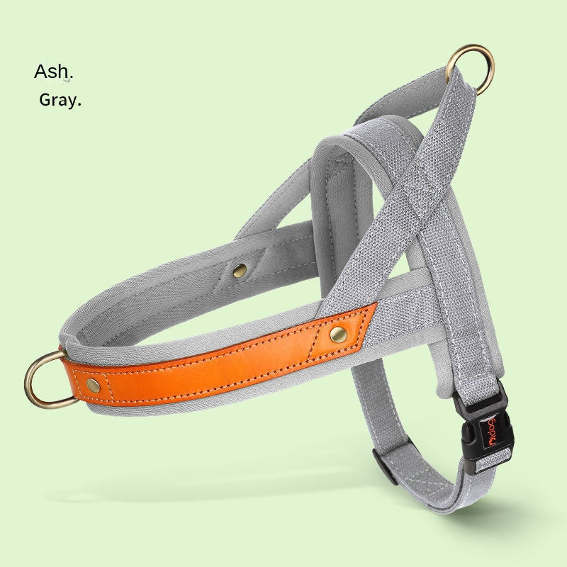 Arnês Refletor Anti-Puxão para Cães, Colete de Treino Acolchoado Macio para Cães Pequenos a Grandes