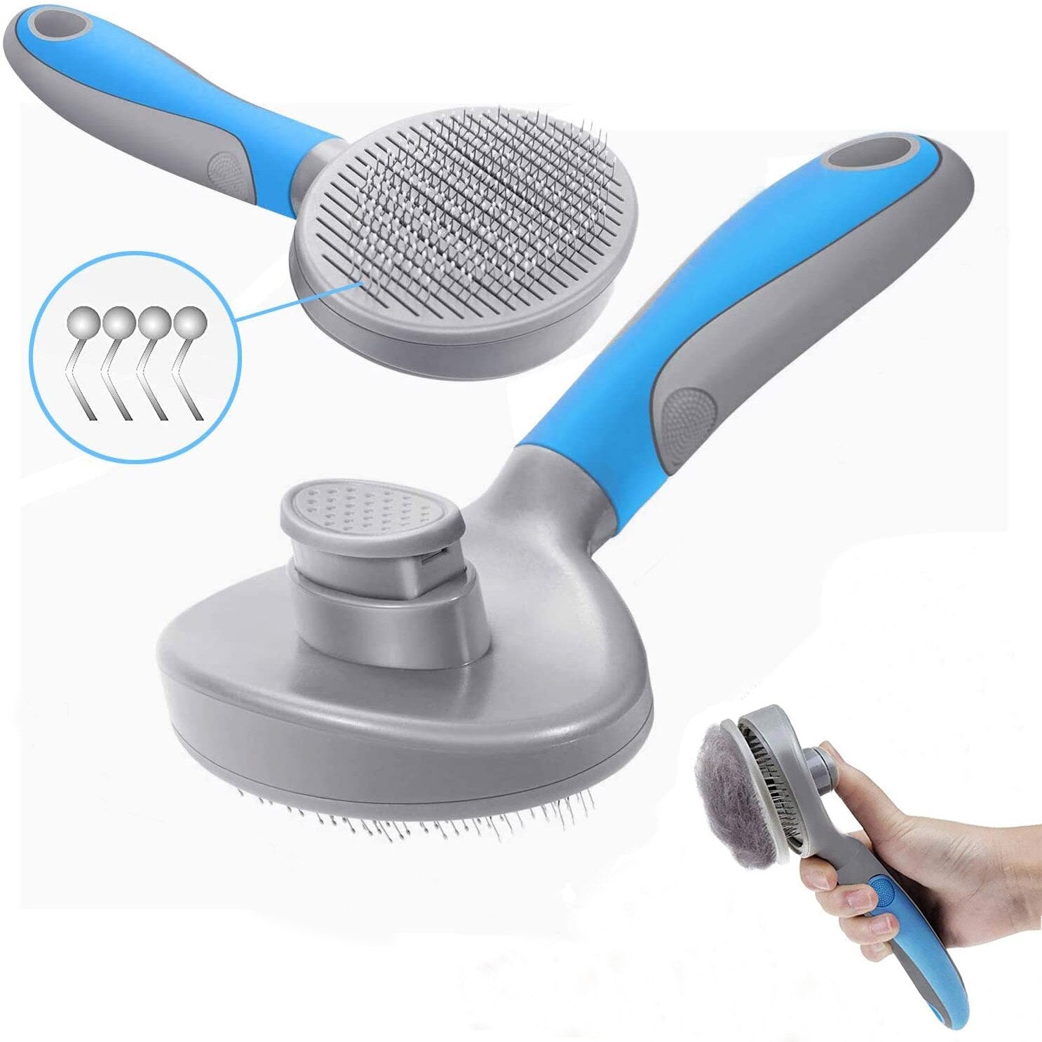 Slicker toilettage brosse pour chiens et chats, Long Hair Deshedding peigne pour Puppies