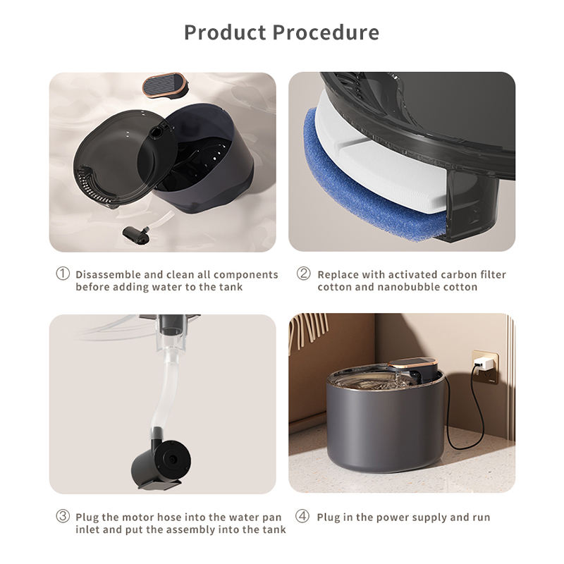 Bebedouro Automático de Grande Capacidade para Cães e Gatos
