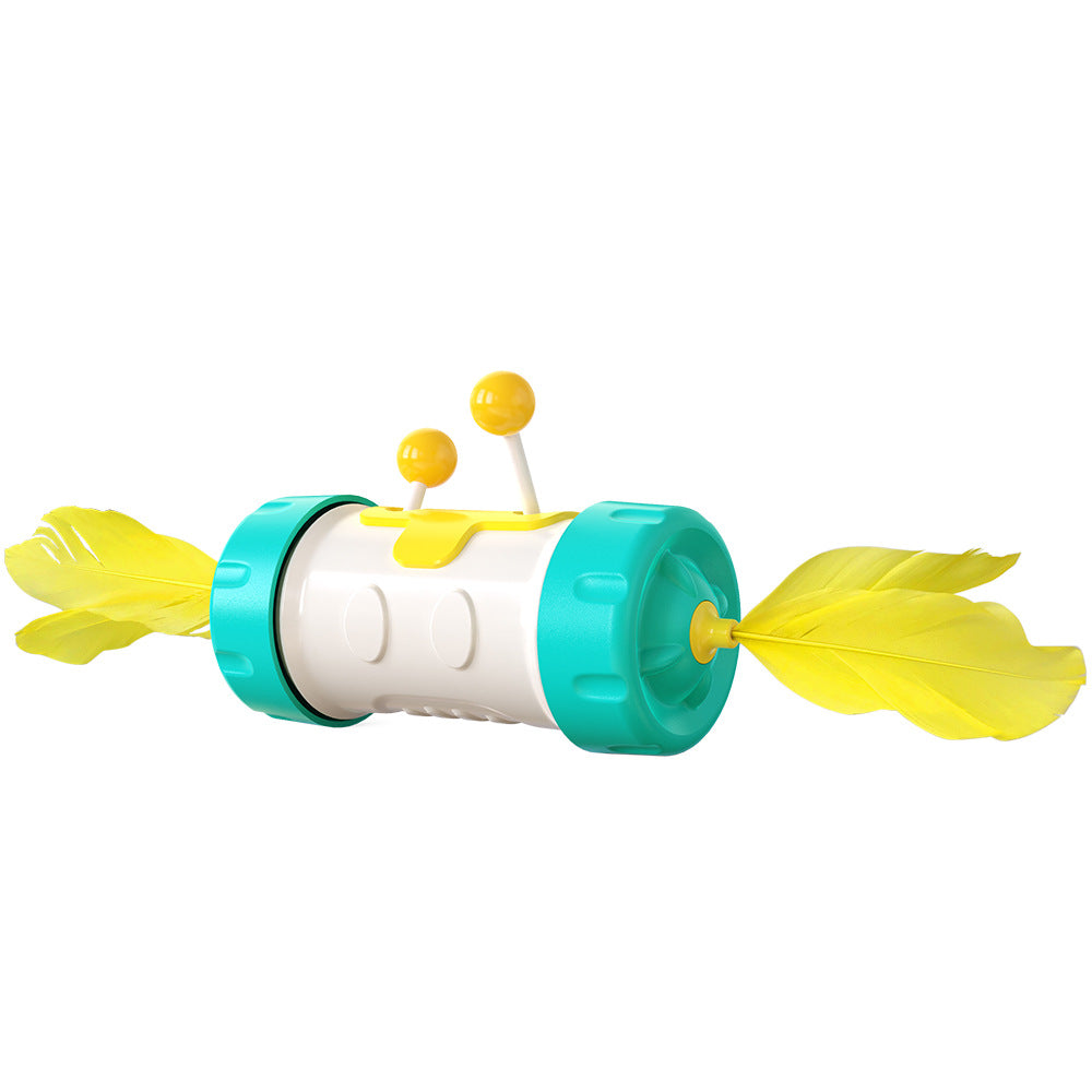Interactif Feather Tumbler chat jouet avec Ball pour Indoor Play