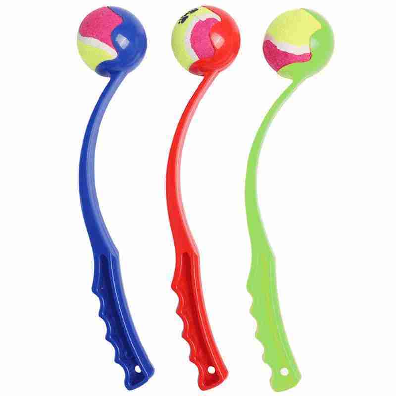 Interactif chien Ball Launcher jouet pour d’extérieur Fetch et dressage