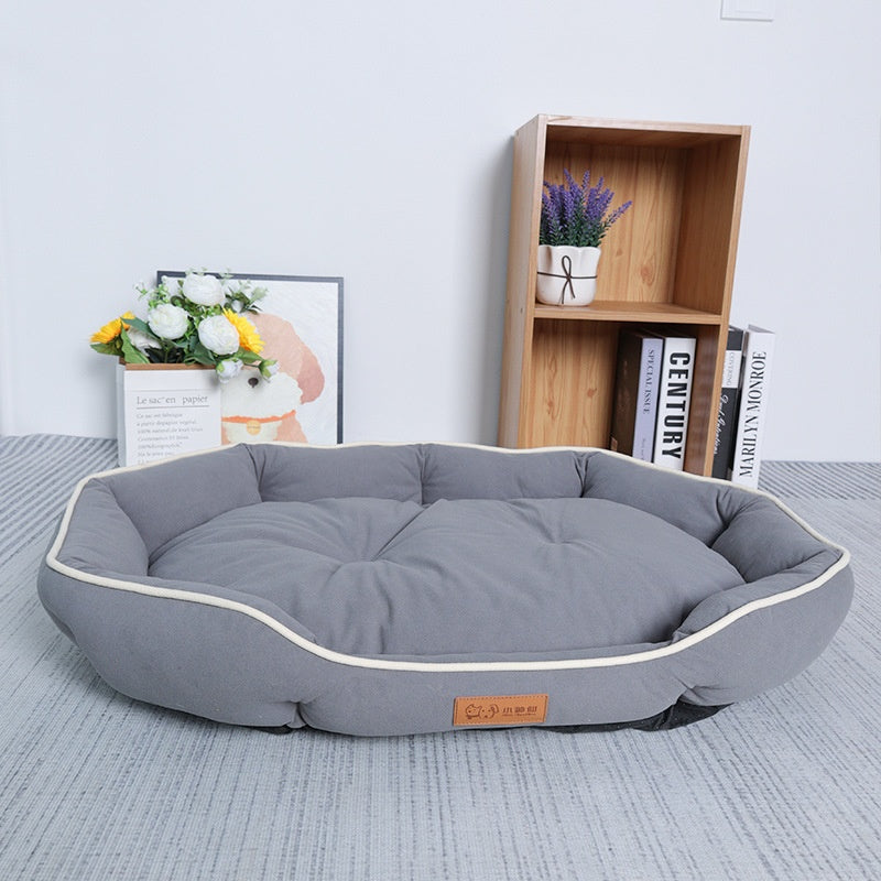 Large Dog Bed – Soft Cushion Pad for Medium & Large Breeds