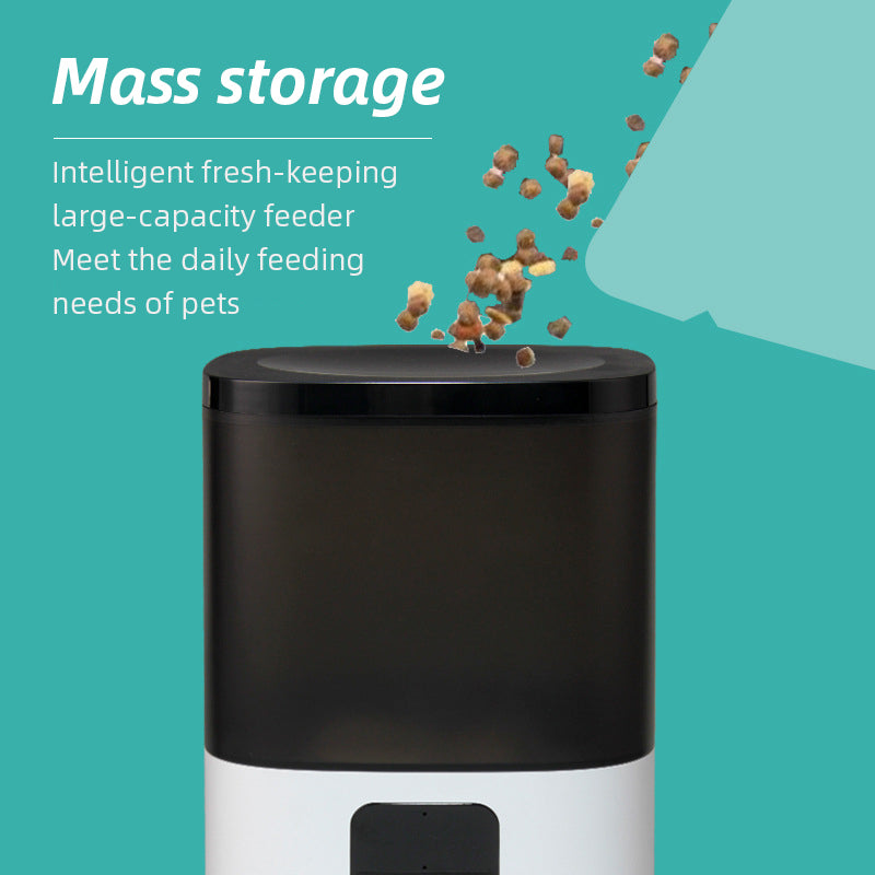 Comedouro Automático Inteligente para Animais de Estimação com WiFi e Controlo por App para Cães e Gatos