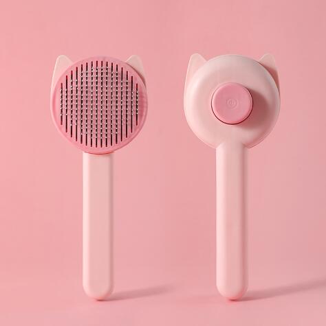 One-Click Hair Removal Pet Comb Cat Comb Automatic Hair Removal Dog Comb Pet Supplies