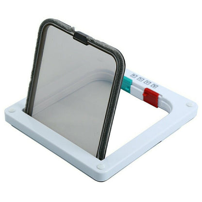 4-Way Lockable Pet Door – Durable ABS Cat & Dog Flap Gate for Indoor Use