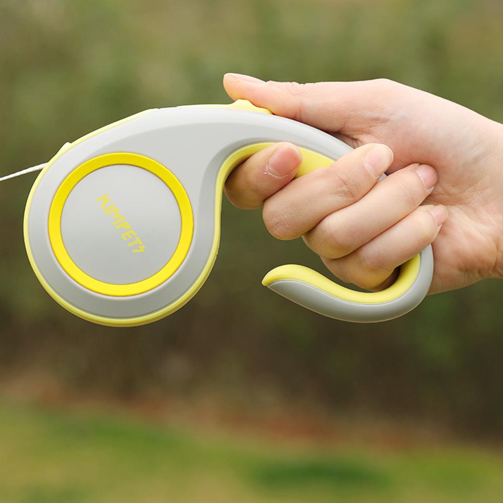 Trela Retrátil Automática de 3m para Cães e Gatos, Guia de Tração para Passeio de Animais de Estimação