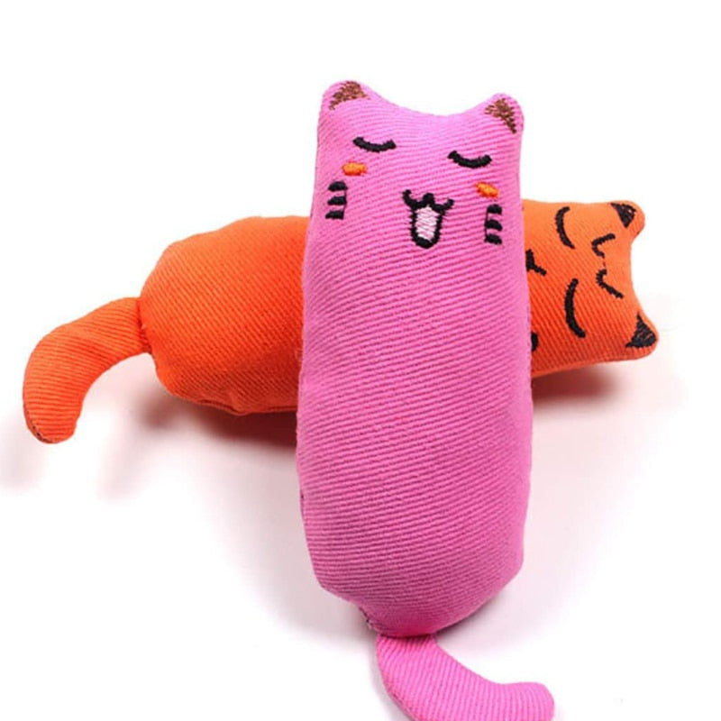 Catnip Rustle Toy – Plush Sound Cat Toy for Teeth Grinding & Play