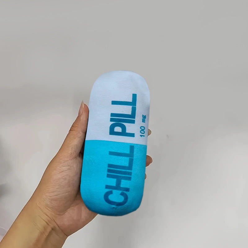 Brinquedo de Peluche com Apito Cápsula para Cães e Gatos