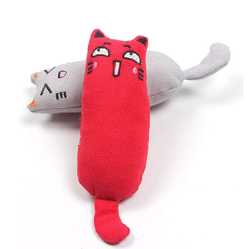 Catnip Rustle Toy – Plush Sound Cat Toy for Teeth Grinding & Play