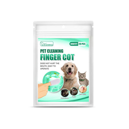Pet Finger Toothbrush – Oral Cleaning Sleeves for Dogs & Cats