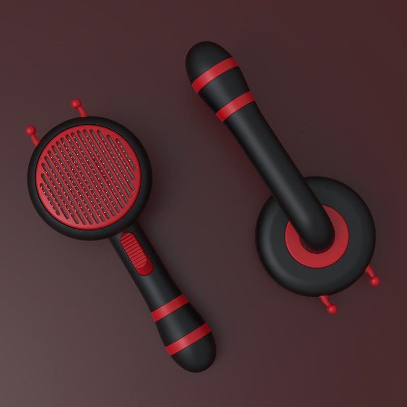 Little Bee Pet Comb – Self-Cleaning Needle Brush for Cats & Dogs