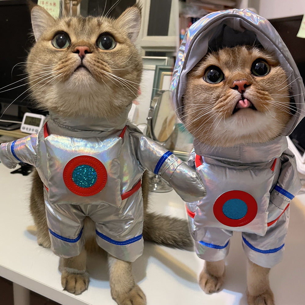 Astronaut animal Costume pour chiens et chats, Funny Standing Cosplay Outfit