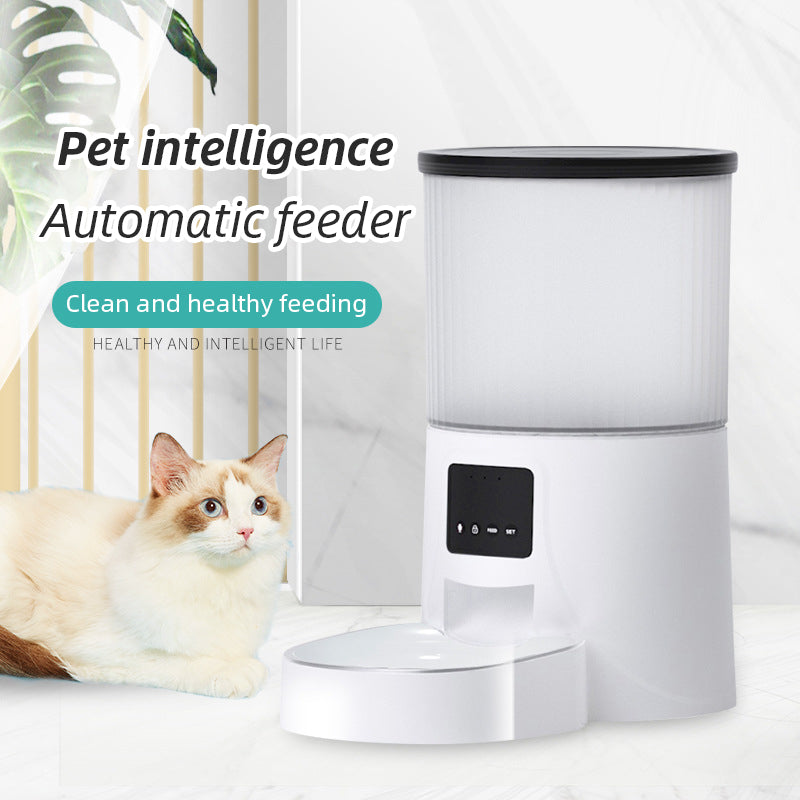 Comedouro Automático Inteligente para Animais de Estimação com WiFi e Controlo por App para Cães e Gatos